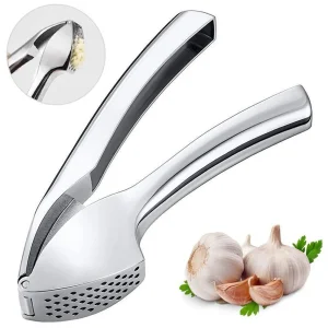 Garlic Press with Detachable Design – Easy-Clean Garlic Crusher & Mincer with Ergonomic Handle for Effortless Cooking